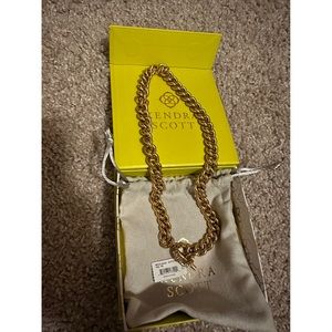 Kendra Scott Whitley Chain, Vintage Gold